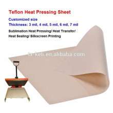 16"x16" 3 mil 100% PTFE Non-stick Sheet for Transfer Paper Iron-On and Heat Press